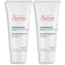Avène Hydrance leicht Feuchtigkeitsemulsion - leichte Feuchtigkeitspflege für feuchtigkeitsarme und empfindliche Haut im Doppelpack