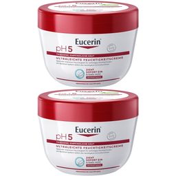 Eucerin ph5 Ultraleichte Feuchtigkeitscreme – Körpercreme für empfindliche Haut mit Dexpanthenol – pH-hautneutrale Gelcreme - Jetzt 20% mit dem Code "eucerin20" sparen*