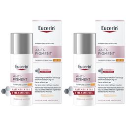Eucerin Anti-Pigment Tagescreme mit Thiamidol®, schnell einziehende, getönte Antipigmentcreme mit LSF 30, hell - Jetzt 20% mit dem Code "eucerin20" sparen*