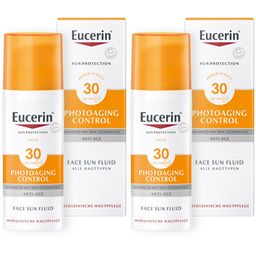 Eucerin® Photoaging Control Face Sun Fluid LSF 30 – hoher Sonnenschutz hilft gegen Photoaging und reduziert Falten sichtbar - Jetzt 20% sparen mit Code "sun20"*