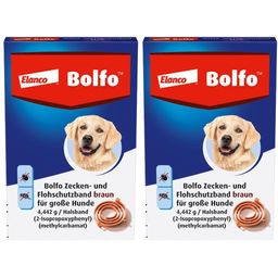 Bolfo Floh- und Zeckenschutzband für große Hunde, wirkt bis zu 4 Monate gegen Flöhe und bis zu 10 Wochen gegen Zecken, Länge ca. 66 cm
