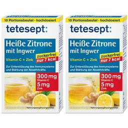 tetesept® Heiße Zitrone mit Ingwer zuckerfrei