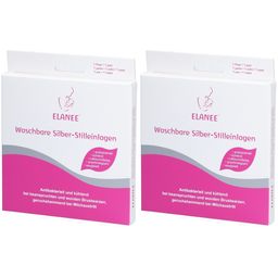 ELANEE® Stilleinlagen Silber waschbar
