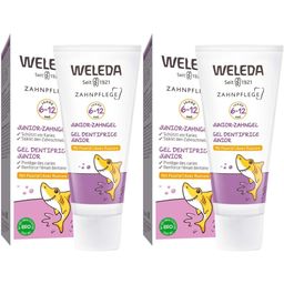 Weleda Junior-Zahngel mit Fluorid, Kinder 6-12 Jahre, Schützt vor Karies, stärkt den Zahnschmelz