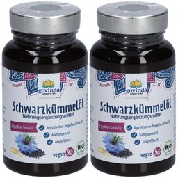 Govinda Schwarzkümmelöl Kapseln – Ägyptisches Nigella Sativa Öl