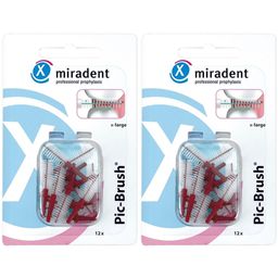 miradent Pic Brush® Ersatz-Interdentalbürsten bordeaux x-large 6,5 mm