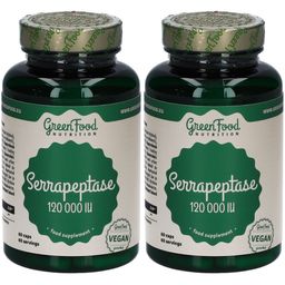 GreenFood Nutrition Serrapeptase 120000IU