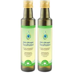 Dr. Jacob's DHA + EPA vegan TocoProtect Algenöl Olivenöl Omega-3-Fettsäuren