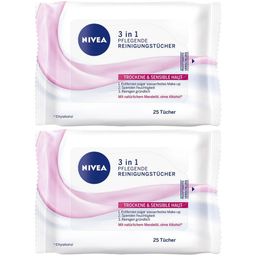 NIVEA® 3in1 Pflegende Reinigungstücher