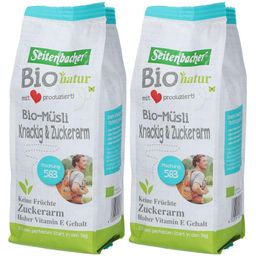 Seitenbacher® Bio natur Bio Müsli Knackig & Zuckerarm