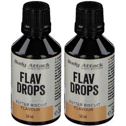 Body Attack Flav Drops Butter Biscuit