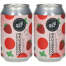 ROY Strawberry & Basil Kombucha