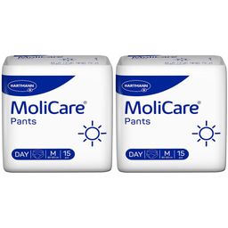 MoliCare Pants Day Inkontinenzhosen: diskreter Schutz am Tag bei mittlerer Inkontinenz, Gr. M (80-120cm Hüftumfang)