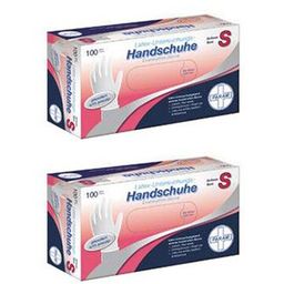 PARAM Einmalhandschuhe Latex Größe S gepudert