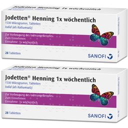 Jodetten Henning 1x wöchentlich Tabletten