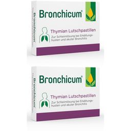 Bronchicum Thymian Lutschpastillen - Schleimlösung bei Erkältungshusten und akuter Bronchitis