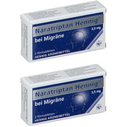 Naratriptan Hennig® 2,5mg bei Migräne