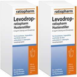 Levodrop-ratiopharm Hustenstiller. Hilft schnell gegen Reizhusten – für eine ruhige und erholsame Nacht, Lösung