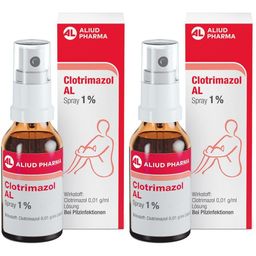 Clotrimazol AL Spray 1% bei Fußpilz