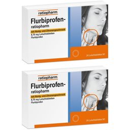 Flurbiprofen-ratiopharm: Schnelle Hilfe bei Halsschmerzen. Lindern effektiv und langanhaltend, Lutschtabletten