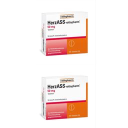 HerzASS-ratiopharm® 50 mg: verhindert das Verklumpen von Blutplättchen, um einem Herzinfarkt oder Schlaganfall vorzubeugen
