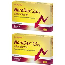 NaraDex® 2,5 mg, bei Migräne mit und ohne Aura