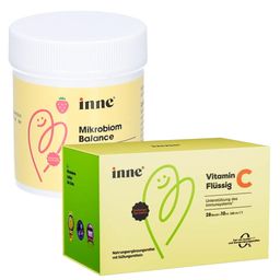 inne® Vitamin C Flüssig + inne® Mikrobiom Balance