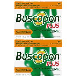 Buscopan Plus mit Paracetamol- schnell bei Bauch- und Magenschmerzen mit Krämpfen & Regelschmerzen