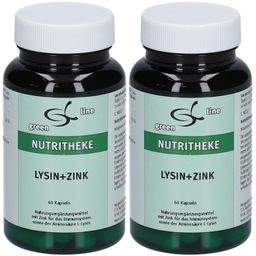 green line NUTRITHEKE Lysin + Zink