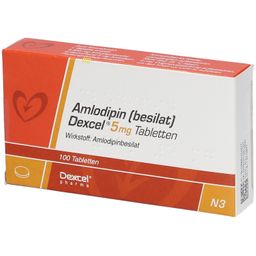 Amlodipin besilat Dexcel® 5 mg