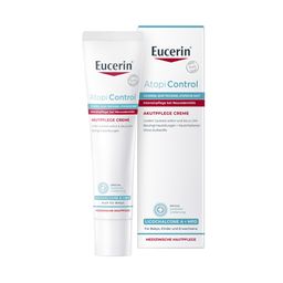 Eucerin® AtopiControl Akutpflege Creme reduziert Juckreiz und lindert Rötungen bei akuten Neurodermitisschüben.