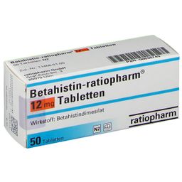 Betahistin-ratiopharm® 12 mg