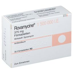 Rovamycine® 1 500 000 I.E. 375 mg