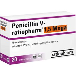 Penicillin V-ratiopharm® 1,5 Mega