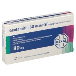 Gentamicin 80 HEXAL® SF 10 St mit dem E-Rezept kaufen - Shop Apotheke