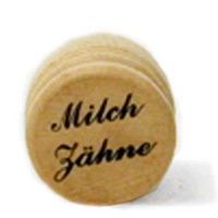 Milchzahndose Holz natur 2,5 cm