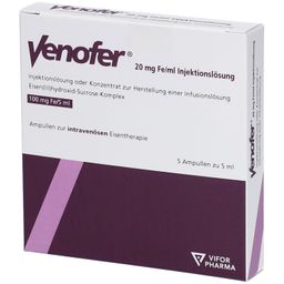 Venofer 20 mg Fe/ml