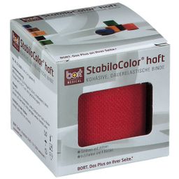 BORT StabiloColor® haft Binde 6 cm rot