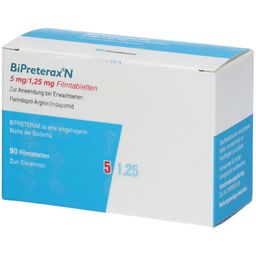 BIPRETERAX N 5 mg/1,25 mg