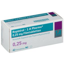 Ropinirol 1A Pharma® 0.25Mg