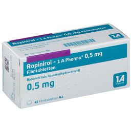Ropinirol - 1 A Pharma® 0,5 mg