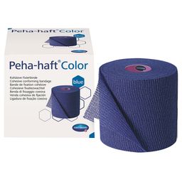 Peha-haft® Color latexfrei Fixierbinde blau 6 cm x 20 m blau