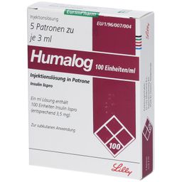 Humalog 100 E/ml Patrone