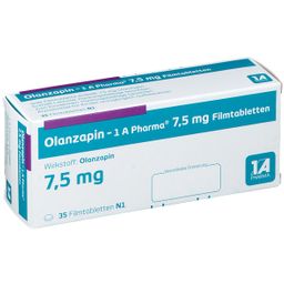Olanzapin - 1 A Pharma® 7,5 mg