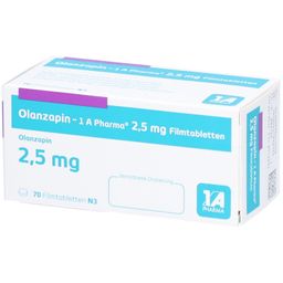 Olanzapin 1A Pharma® 2.5Mg