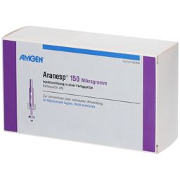 ARANESP® 150 µg Injektionslösung in einer Fertigspritze mit automatischem Nadelschutz