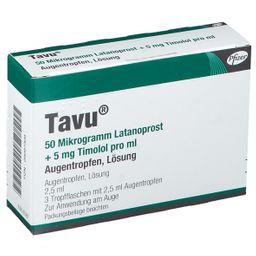 Tavu® 50 µg Latanoprost + 5 mg Timolol pro ml