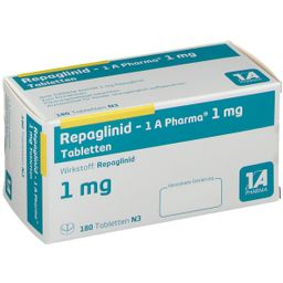 Repaglinid 1A Pharma® 1Mg