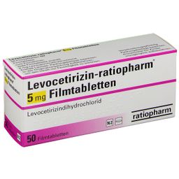 Levocetirizin-ratiopharm® 5 mg Filmtabletten