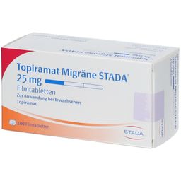 TOPIRAMAT Migräne STADA 25 mg Filmtabletten